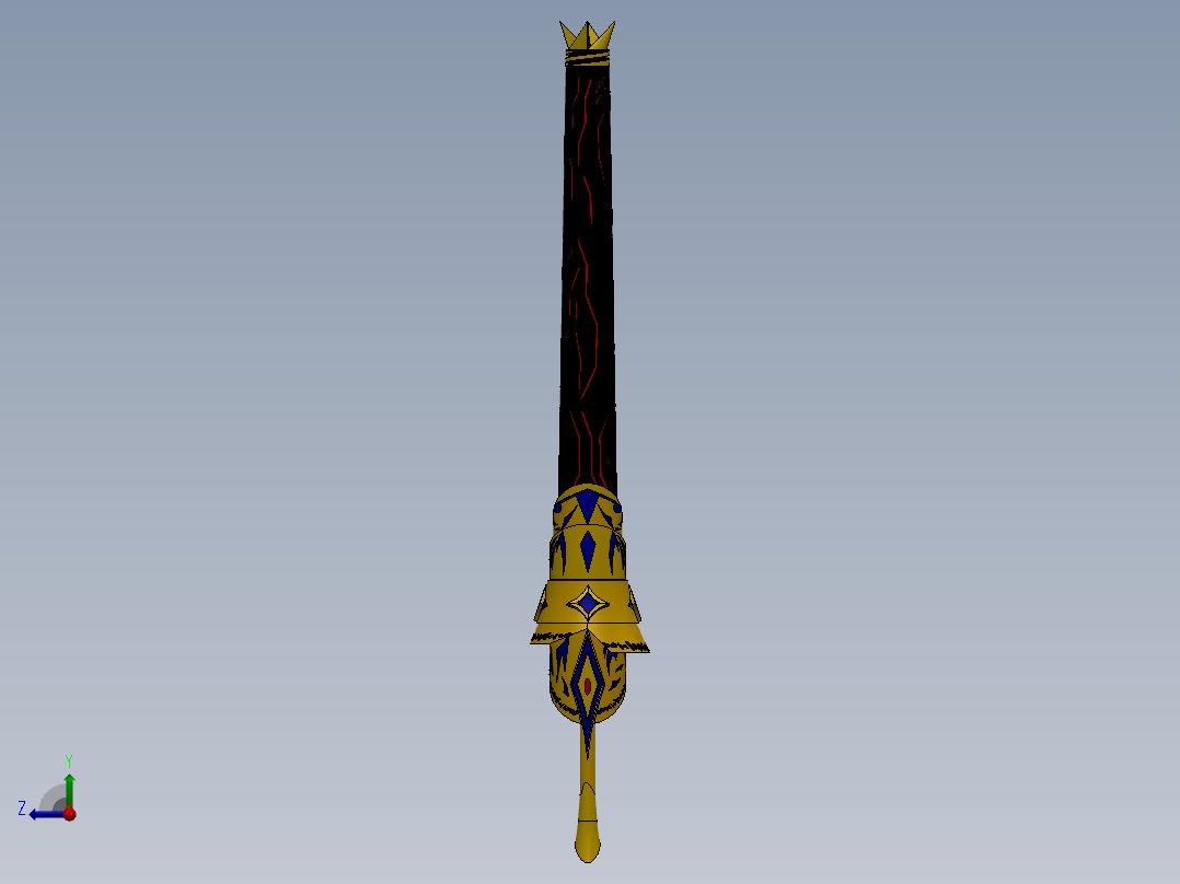 剑、宝剑(93)右视图