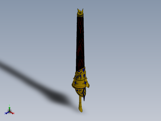 剑、宝剑(93)正等轴测缩略图