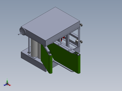 半自动压面机sw20可编辑正等轴测缩略图
