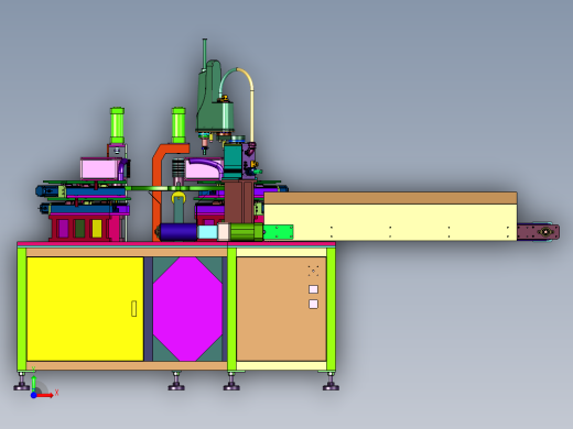 球拍手柄小侧板打磨装置前视缩略图