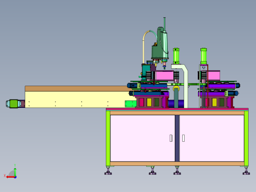 球拍手柄小侧板打磨装置后视缩略图