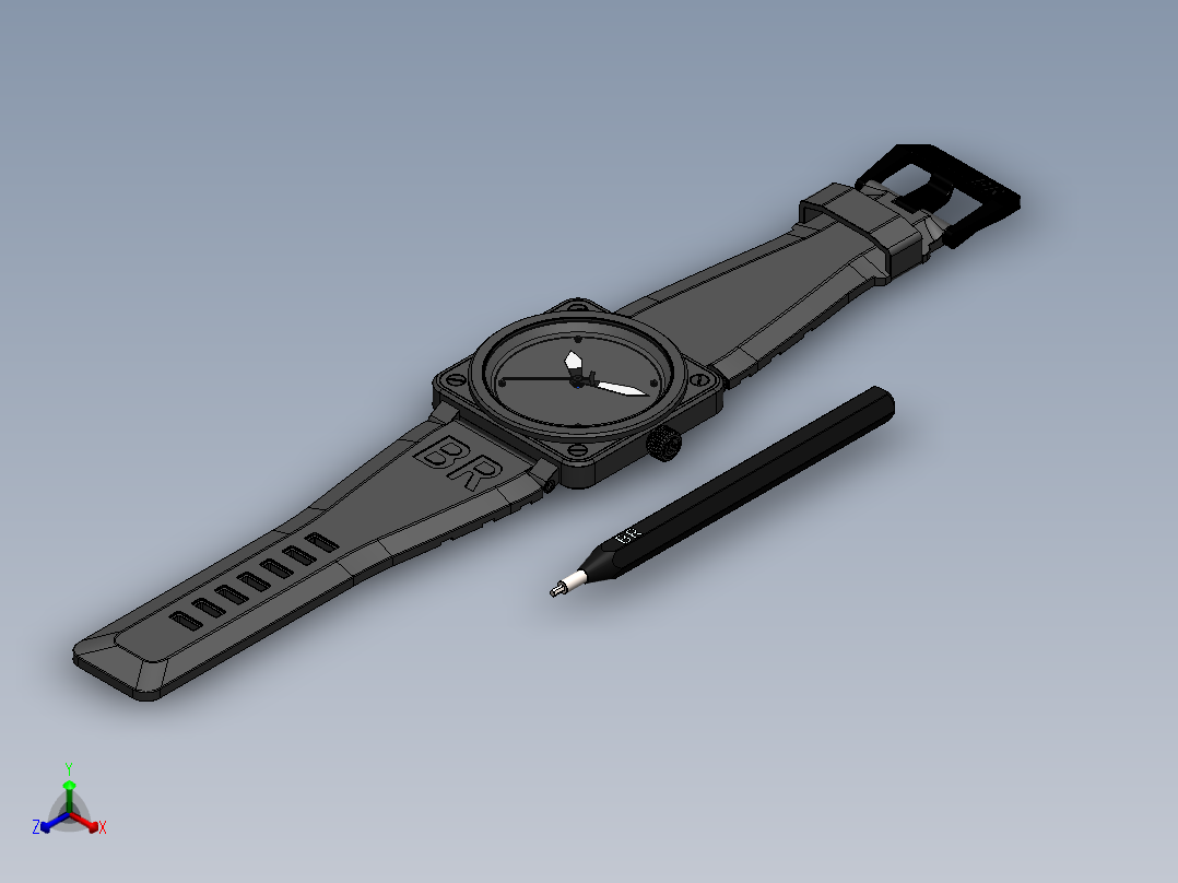 手表(79)正等轴测图