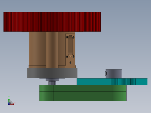 机器静压零件前视缩略图
