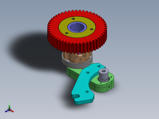 机器静压零件正等轴测缩略图