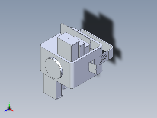 床头柜正等轴测缩略图