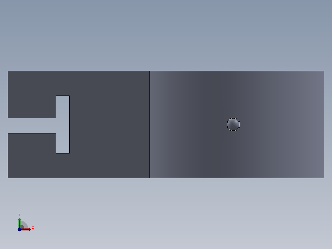 滑动接头前视图