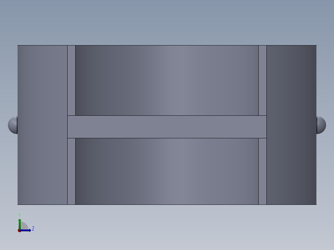 滑动接头左视图