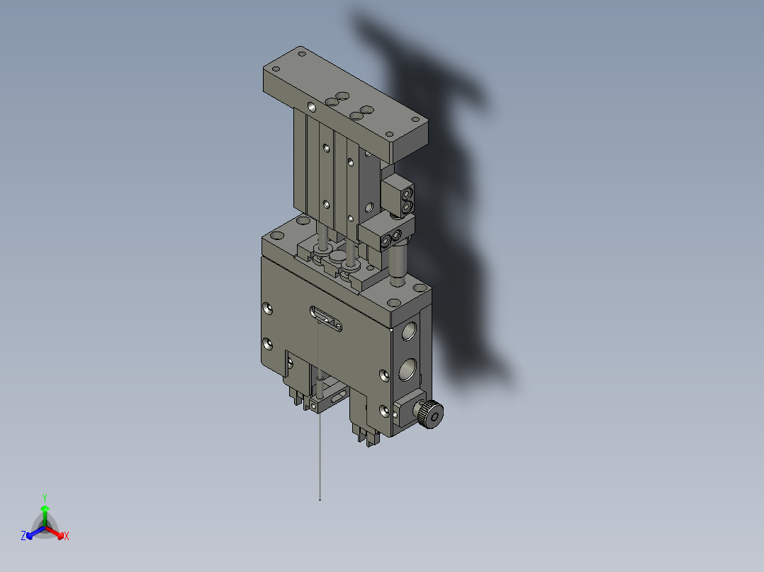 HJJ-03-单取料A组件-0116正等轴测图