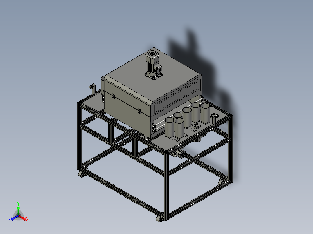 烘烤正等轴测图