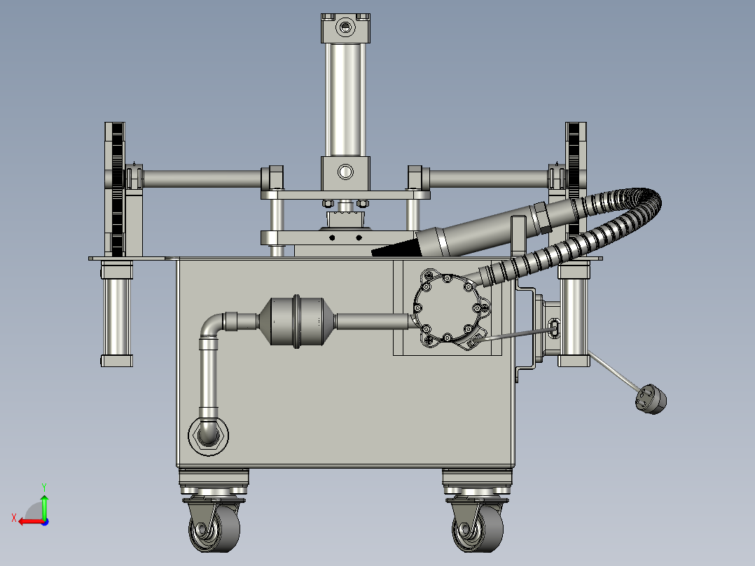 混凝土抗压性能试验后视图