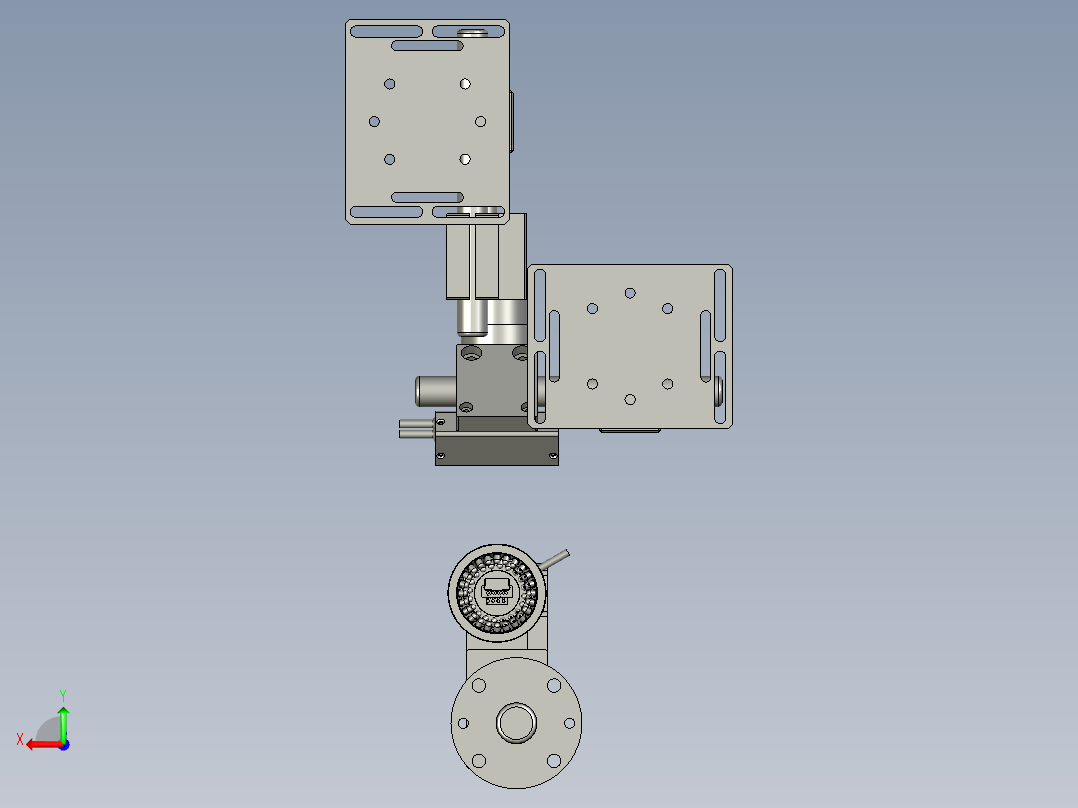 CCD尺寸检测后视图