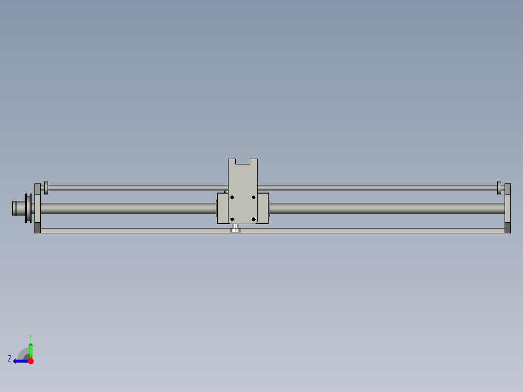 送带左右移动机构右视图