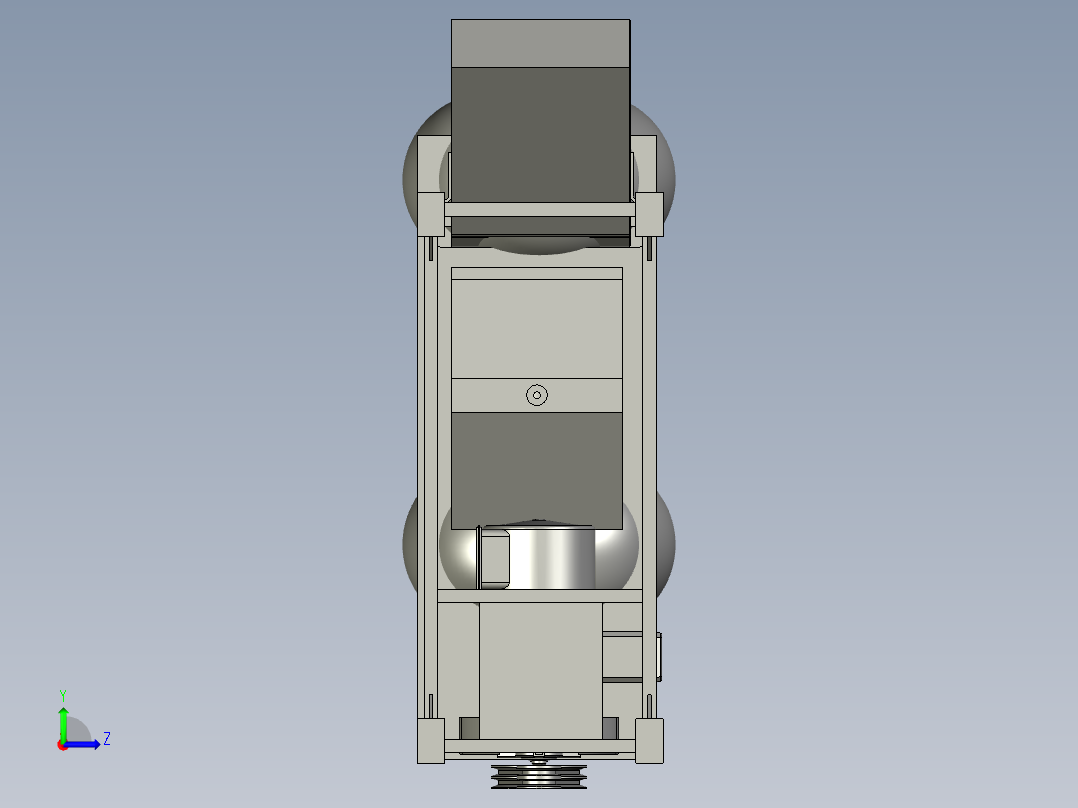 五谷花生辣椒酱研磨月饼馅泥骨机左视图