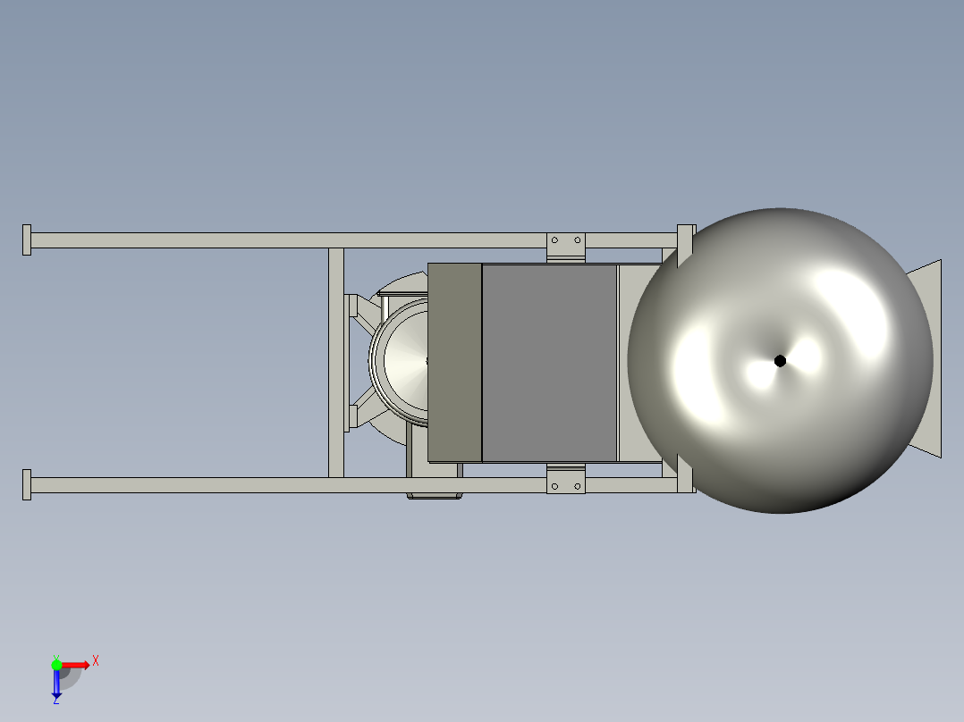 五谷花生辣椒酱研磨月饼馅泥骨机俯视图