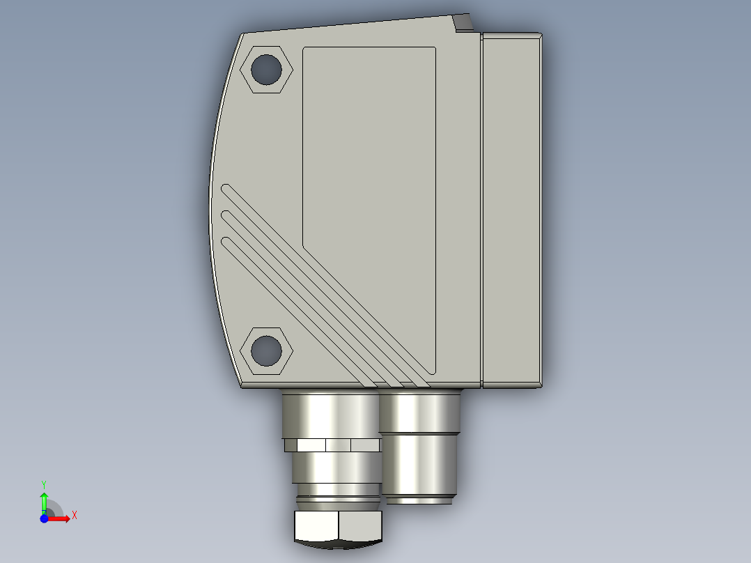 O2D222视觉传感器前视图