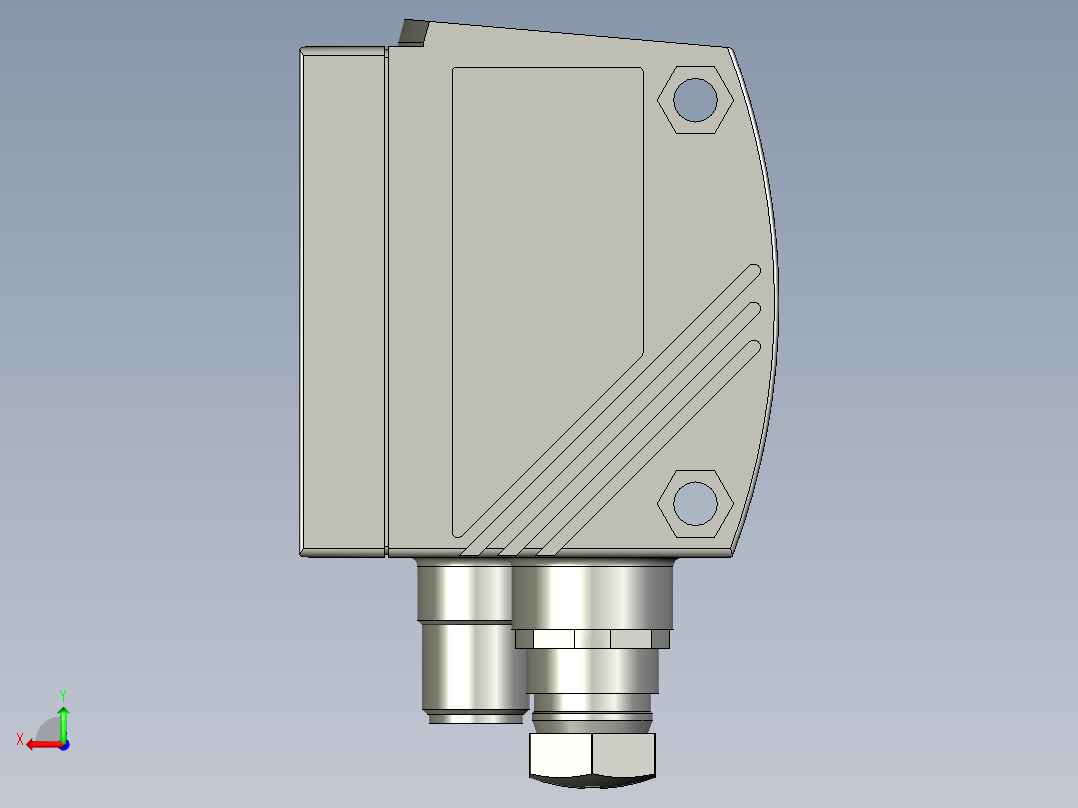 O2D222视觉传感器后视图