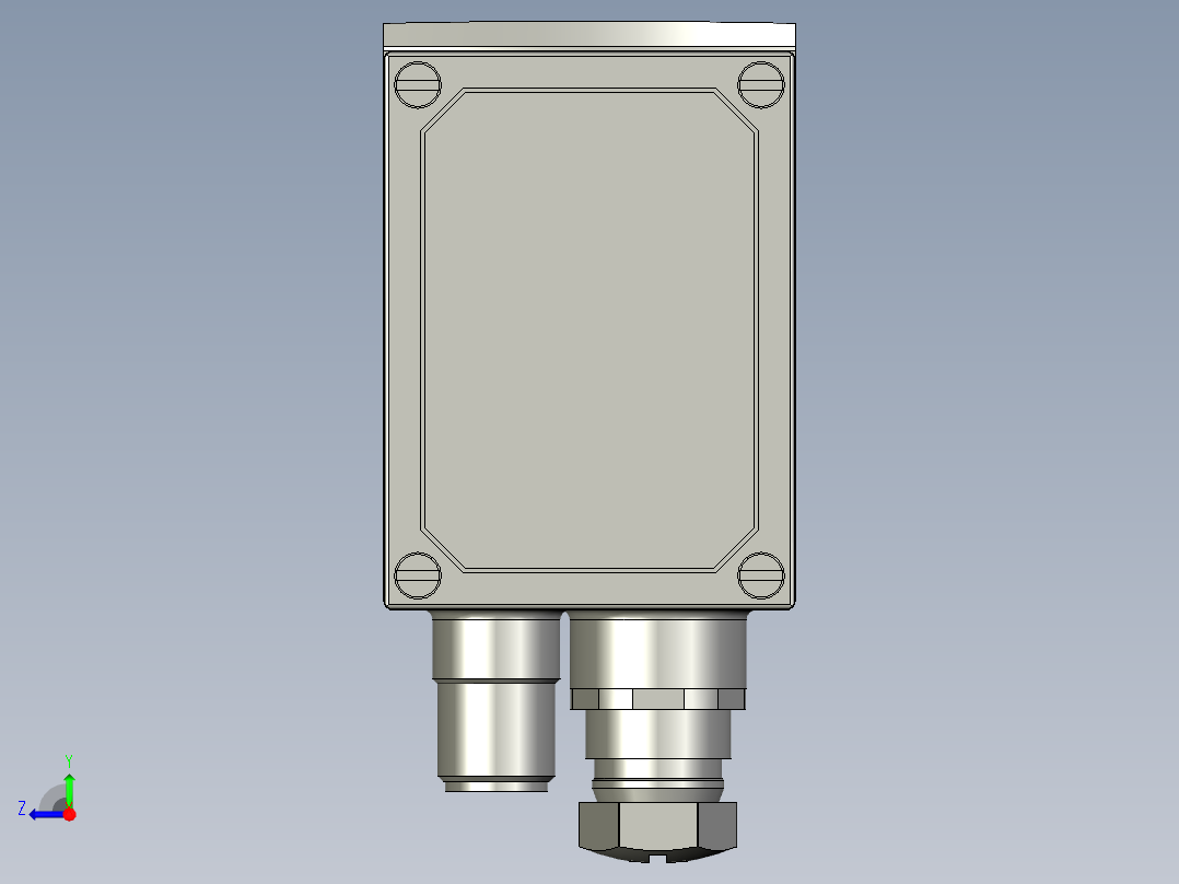 O2D222视觉传感器右视图