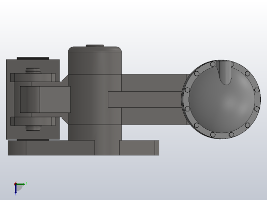 PDCA气动盘式制动器PDCA2 610×12.7-315右视缩略图