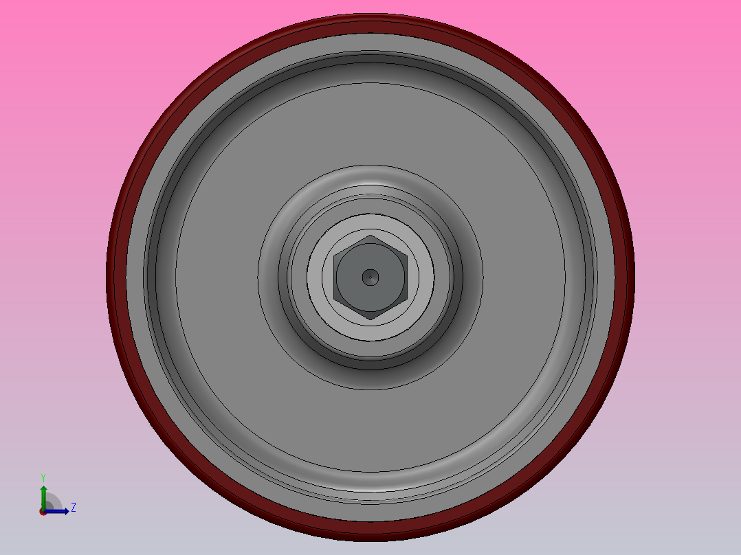 脚轮Colson-8_08688_979_7 MTG1左视图