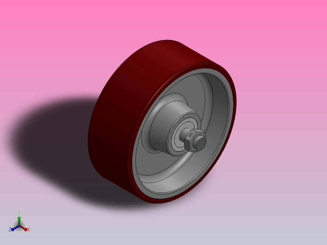 脚轮Colson-8_08688_979_7 MTG1正等轴测图