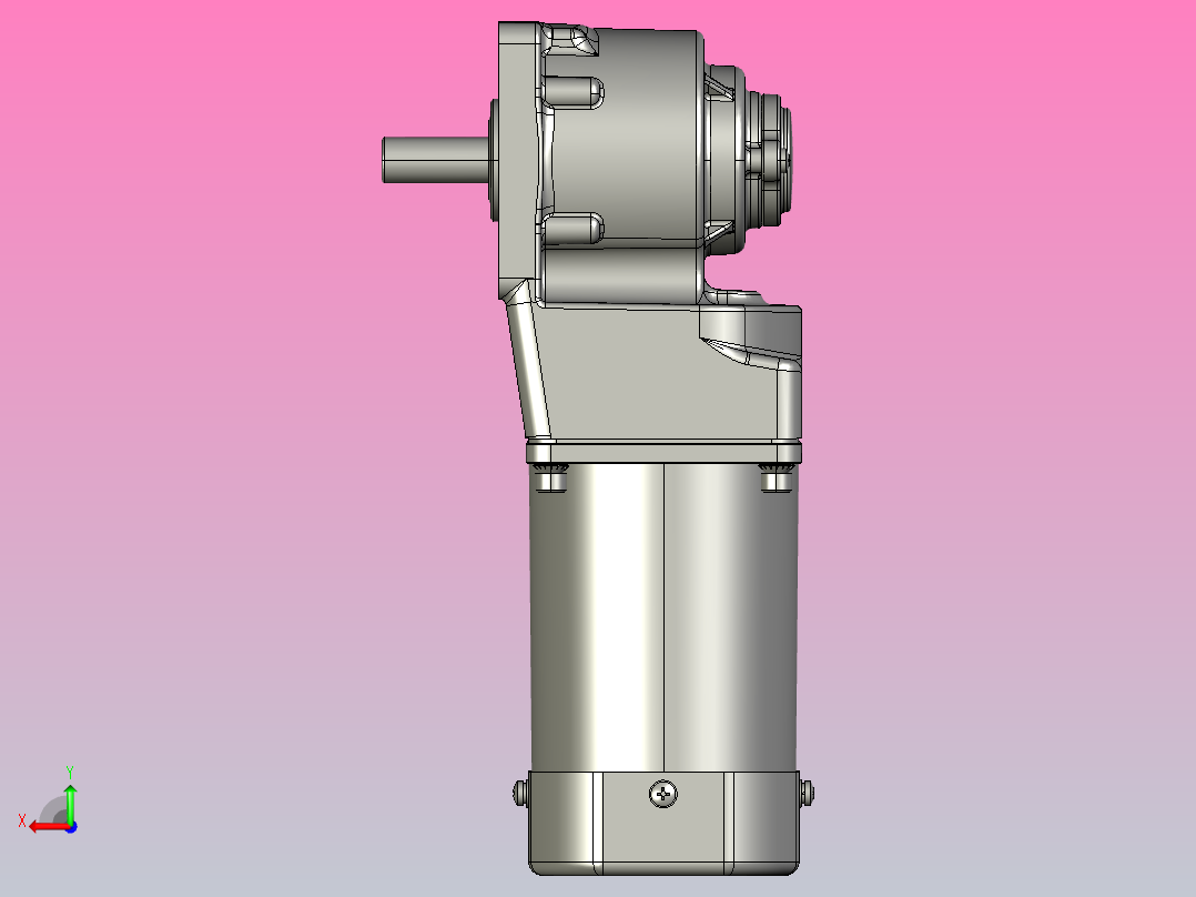 交流减速机5TK40GU-CFT(5GU3RT-180RT)新后视图
