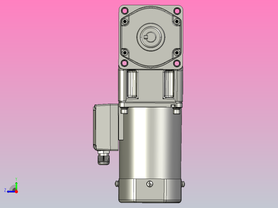 交流减速机5TK40GU-CFT(5GU3RT-180RT)新右视图