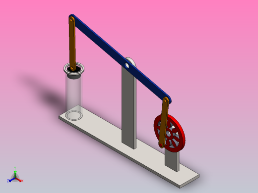 光束引擎机构设计正等轴测缩略图