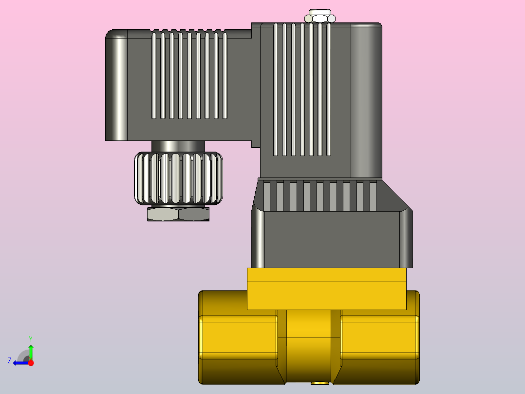 JEL6213系列电磁阀[JEL6213-04]右视图