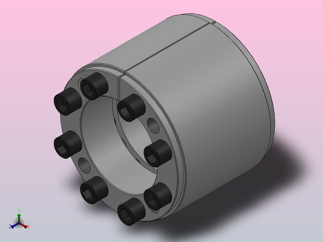 R19型胀紧联接套_R19-50-80主视图