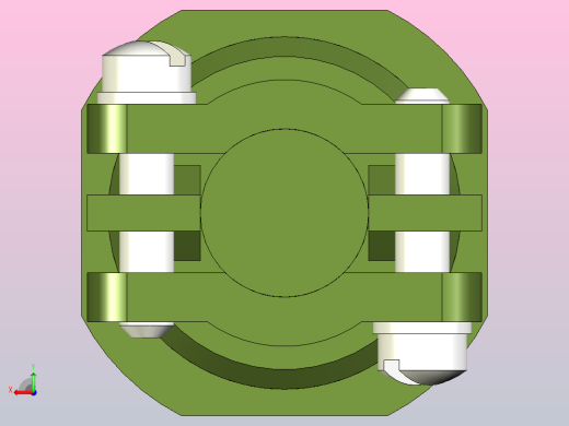 推入式信号-电源连接器，带外部锁的插头，3极后视缩略图