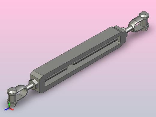 国标GB旋转式索具螺旋扣_UU型M14-335