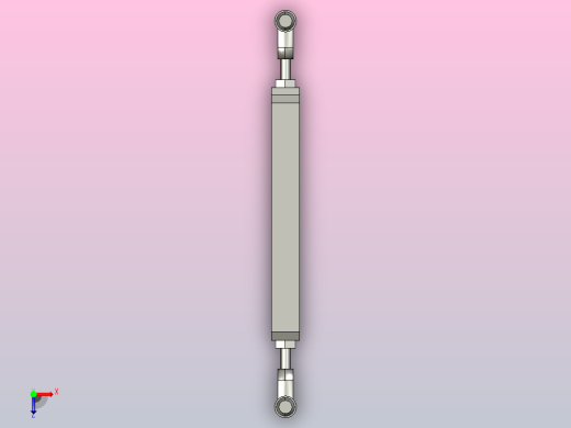 国标GB旋转式索具螺旋扣_UU型M14-335俯视缩略图