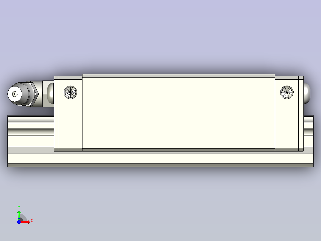 PMI银泰直线导轨SME20SB1FC+R92.5-16.25_16.25N__0_0_0_01G-M6_前视图
