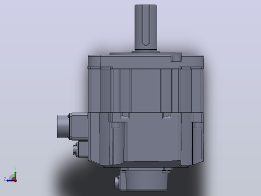 台达电机绝对值 ECM-B3M-F21830SS1（3KW中惯量带刹车）右视缩略图