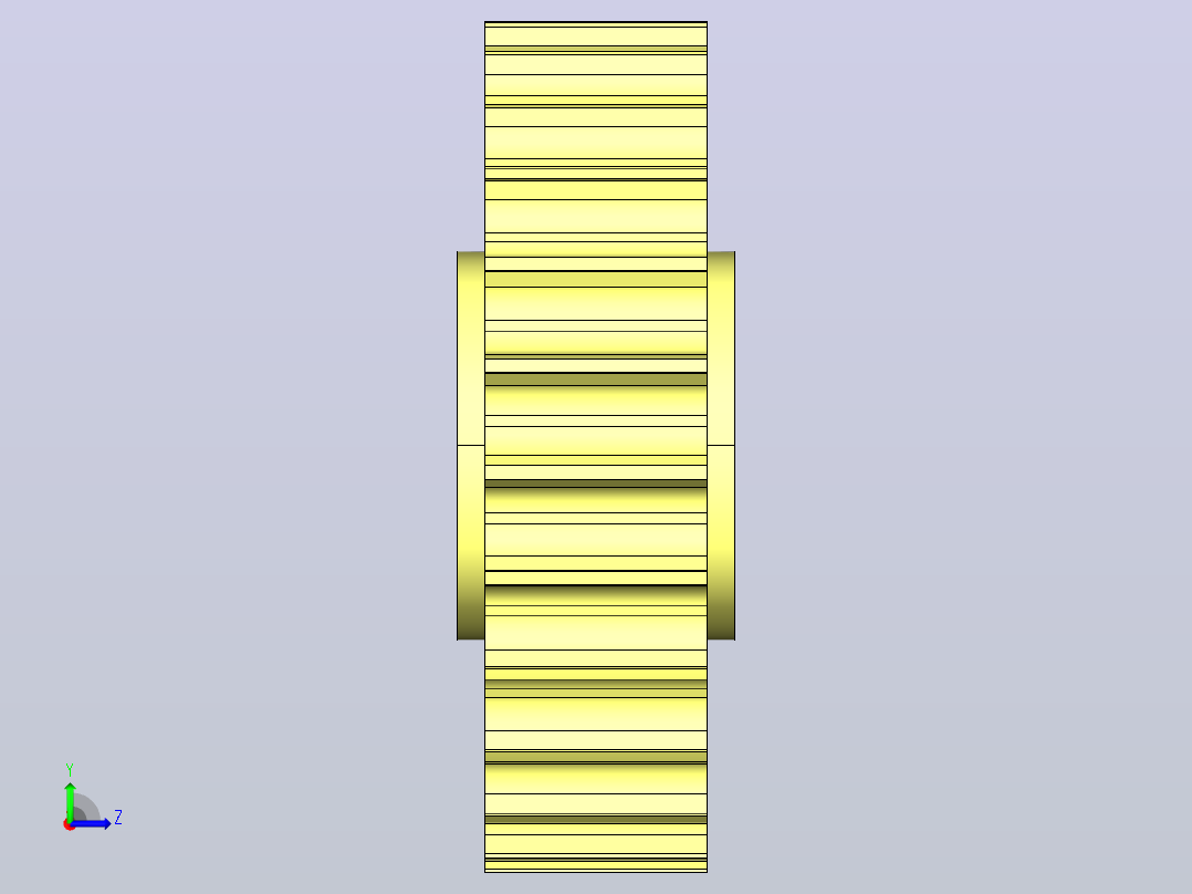 JS 812-25T-R40-C1 SS812系列机加工主动轮左视图