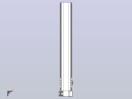 皮带直线轴半封闭可选导轨TPA-HNB-140D-120-L800-RP-C-P40-N3俯视缩略图