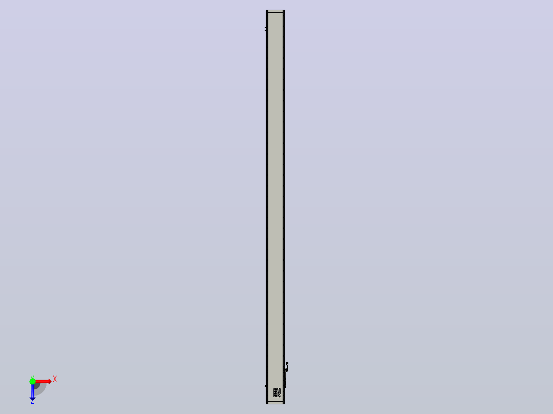 直驱直线电机轴TPA-LNP2-200-55C6-1-L4020-3-C-05-N3俯视图