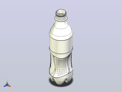 可口可乐瓶Solidworks