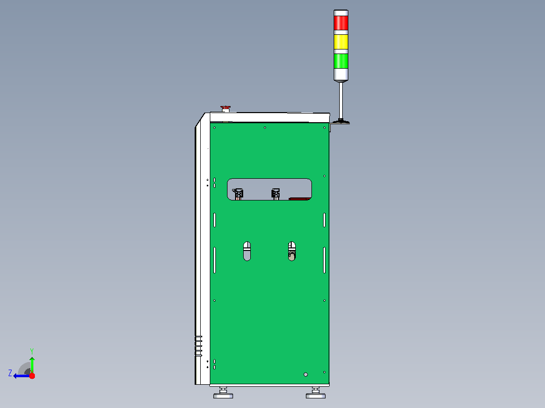 SMT PCB翻转输送机构右视图