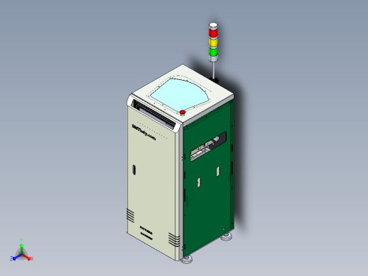 SMT PCB翻转输送机构正等轴测缩略图