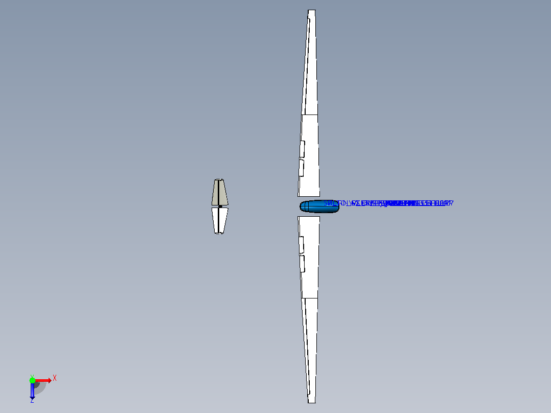 Flug+H101+Salto比例航模飞机模型俯视图