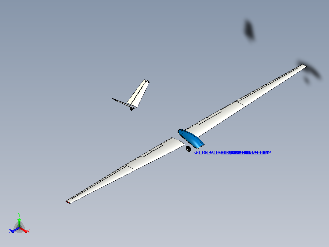 Flug+H101+Salto比例航模飞机模型正等轴测图