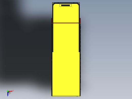 剪式升降机3D图纸+Solidworks设计俯视缩略图