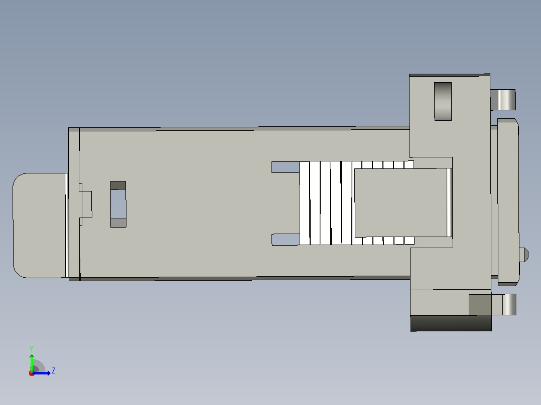 NJJ5-J电子式计数器三维模型202012左视图