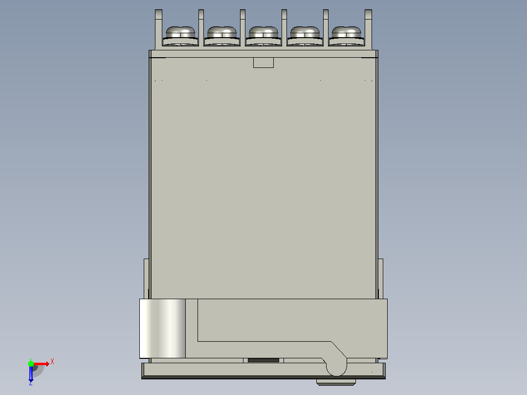 NJJ5-J电子式计数器三维模型202012俯视图