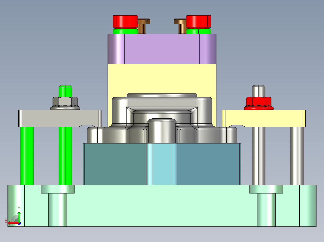 齿轮箱体端盖加工工艺及夹具设计 三维+CAD+说明书后视图