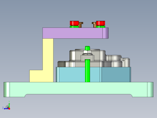 齿轮箱体端盖加工工艺及夹具设计 三维+CAD+说明书右视缩略图