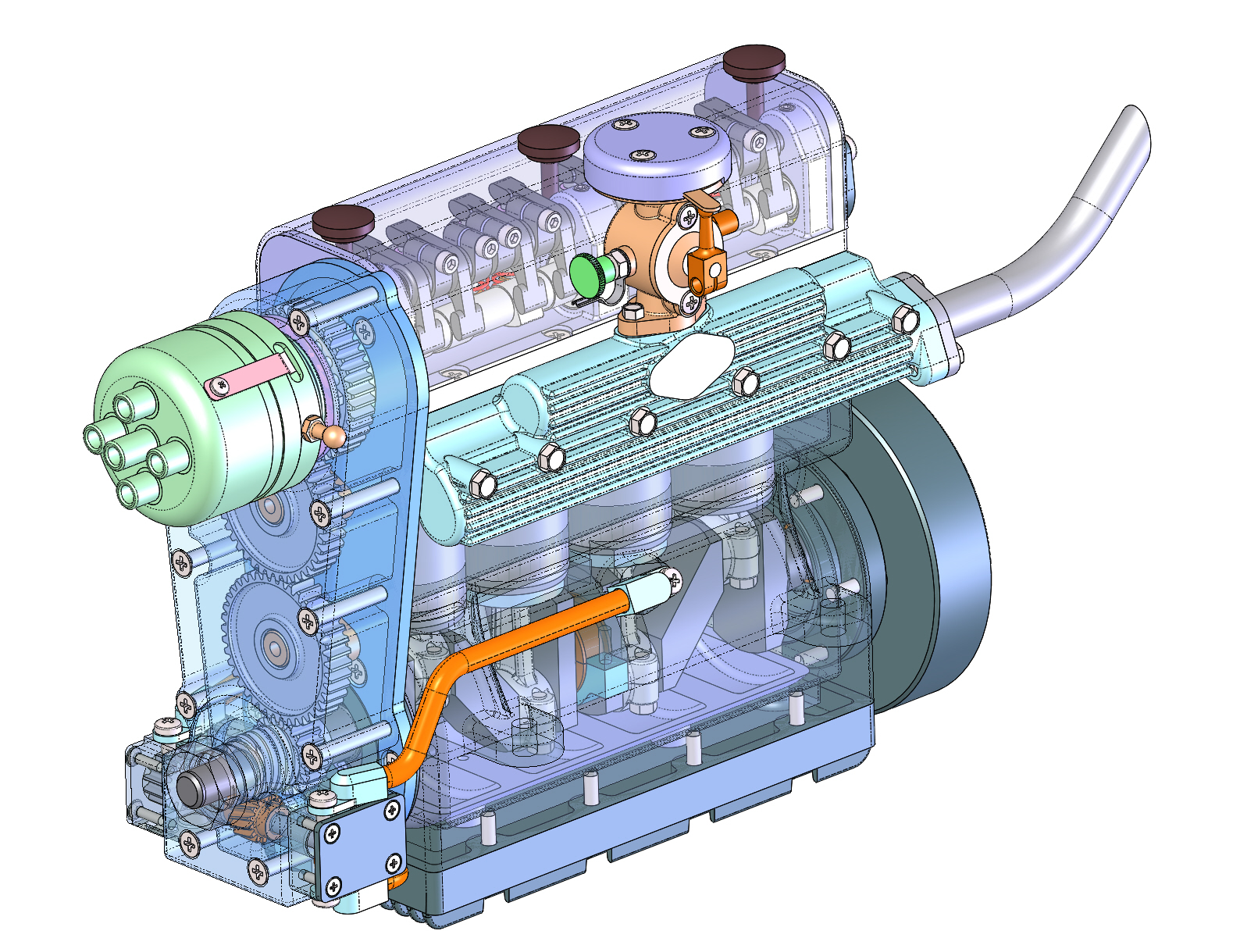ETW -海狮30cc OHC汽油发动机