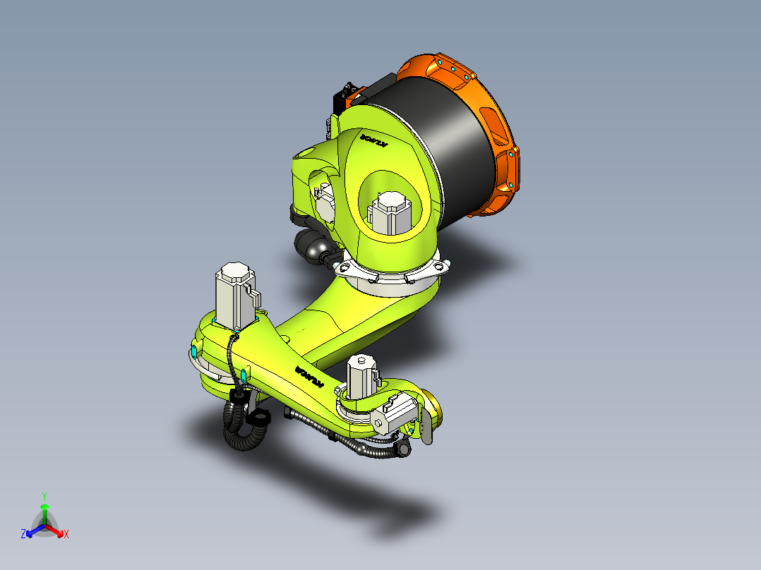 kuka 4703正等轴测图