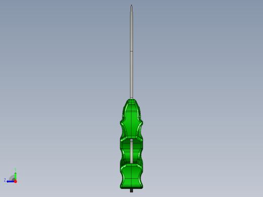 小刀3D模型右视缩略图